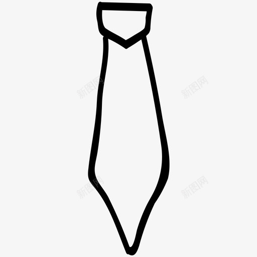 采购产品领带时装领带图标svg_新图网 https://ixintu.com 产品 时装 服装 款式 配件 采购 领带