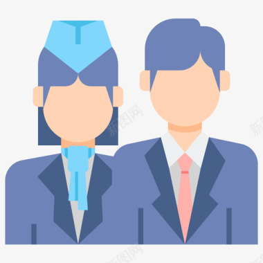 机组人员航空公司3单位图标图标
