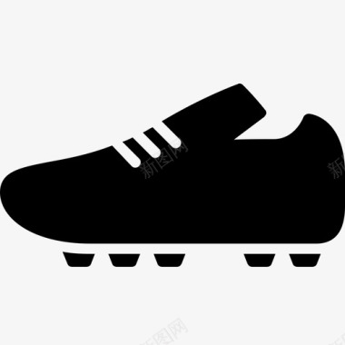 足球鞋足球球员图标图标