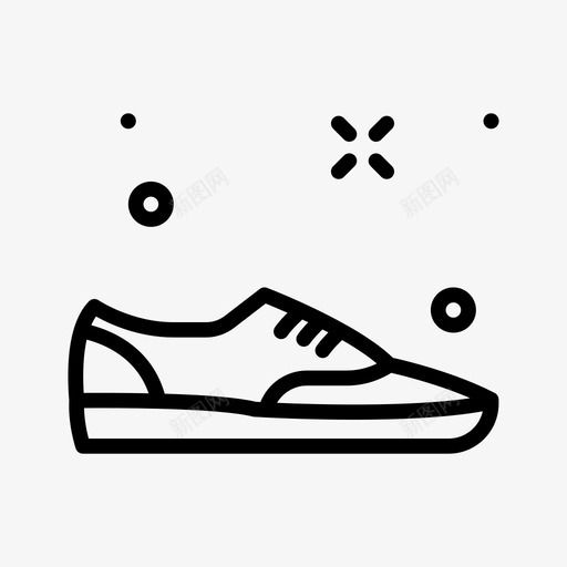 运动鞋衣服133直线型图标svg_新图网 https://ixintu.com 直线 线型 衣服 运动鞋