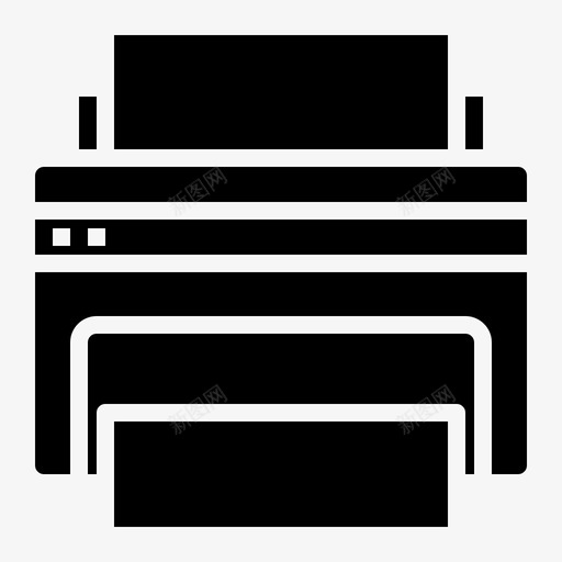 打印机小工具16实心图标svg_新图网 https://ixintu.com 实心 小工 工具 打印机
