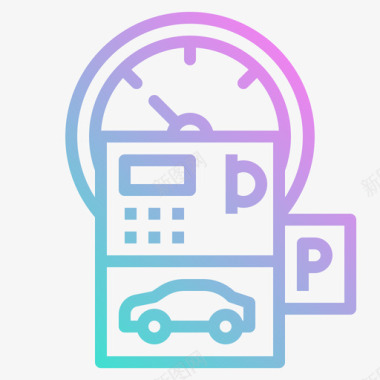 停车收费表公共服务6坡度图标图标