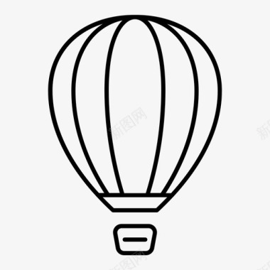 气球交通工具图标图标