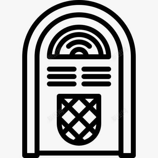 自动存储塔旧设备线性图标svg_新图网 https://ixintu.com 存储塔 线性 自动 设备