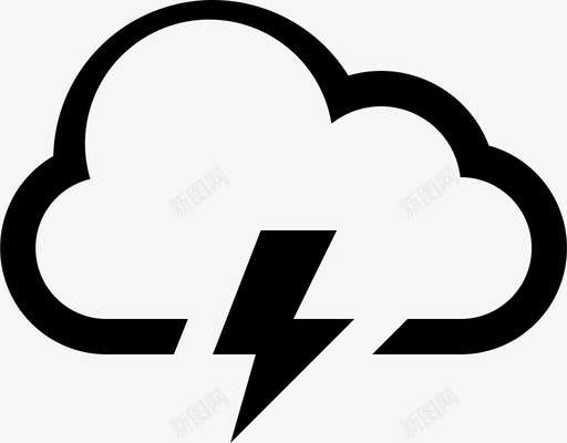 Cloud Lightningsvg_新图网 https://ixintu.com Cloud Lightning