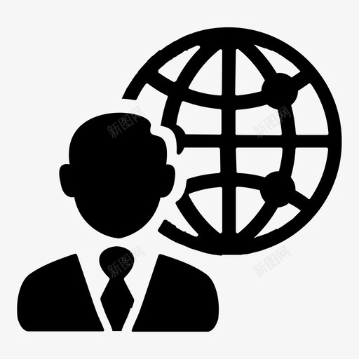 全球通信网络通信图标集1svg_新图网 https://ixintu.com 全球 全球通 图标 网络 通信
