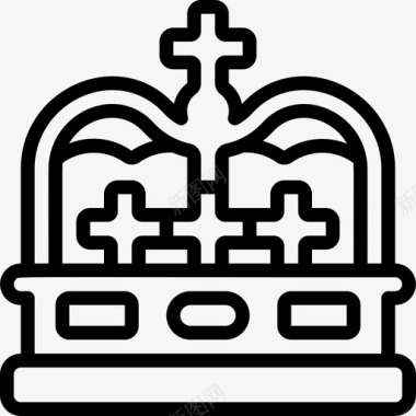 皇冠君主制3直系图标图标
