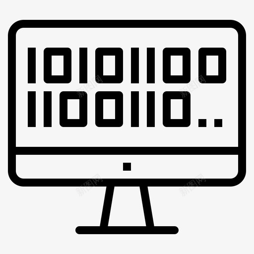 编码人工二进制图标svg_新图网 https://ixintu.com 二进制 人工 人工智能 代码 大纲 智能 编码