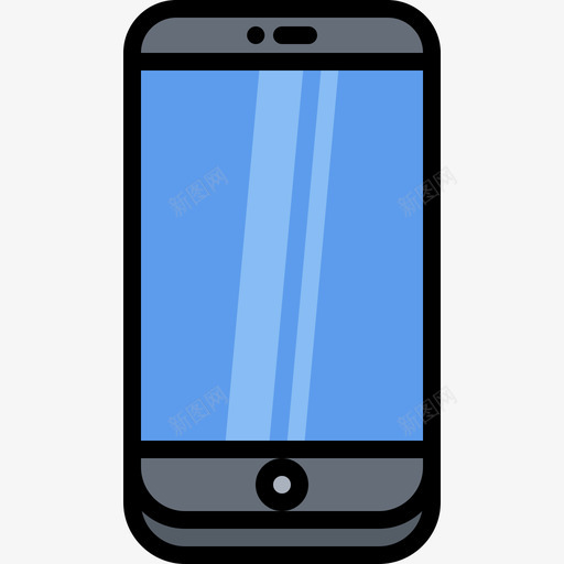 智能手机设备45彩色图标svg_新图网 https://ixintu.com 彩色 手机 智能 设备