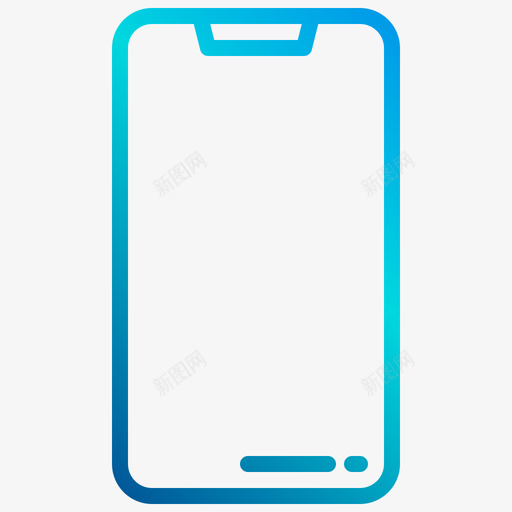 智能手机其他元素4蓝色图标svg_新图网 https://ixintu.com 元素 其他 手机 智能 蓝色