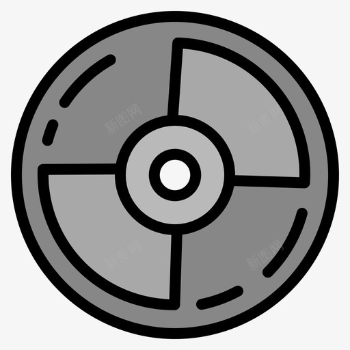 光碟复古17线性颜色图标svg_新图网 https://ixintu.com 光碟 复古 线性 颜色