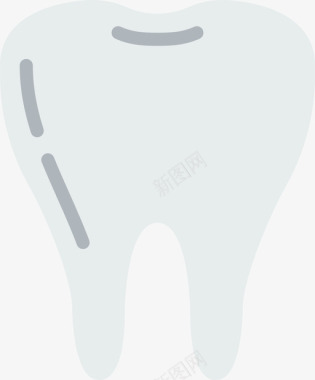 健康牙齿医用188扁平图标图标