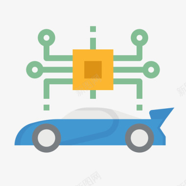 AI汽车服务4平的图标图标