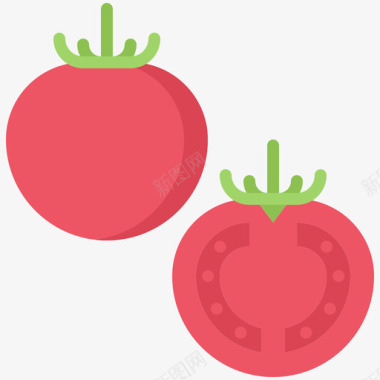 番茄水果和蔬菜40平的图标图标