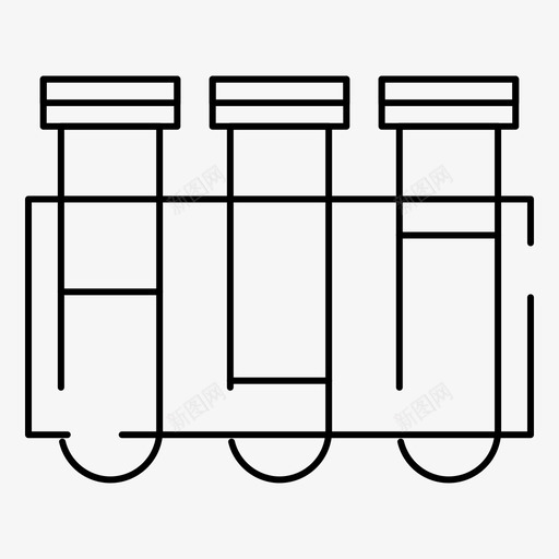 试管血液实验室图标svg_新图网 https://ixintu.com feb v4 实验室 收集 界面 科学 网络 血液 试管