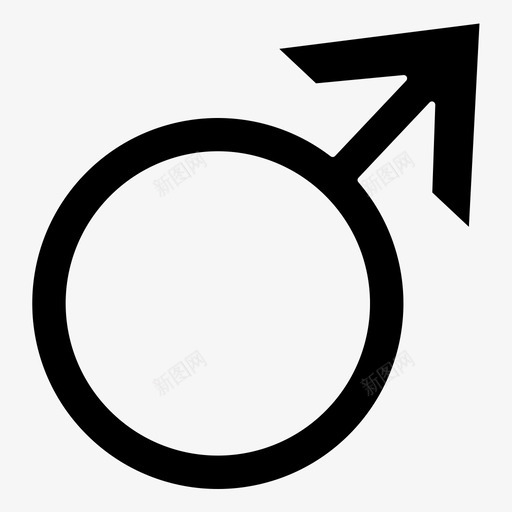 男女性别图标svg_新图网 https://ixintu.com 性别 符号