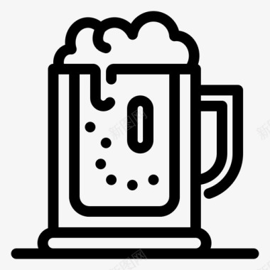 酒精啤酒庆祝图标图标