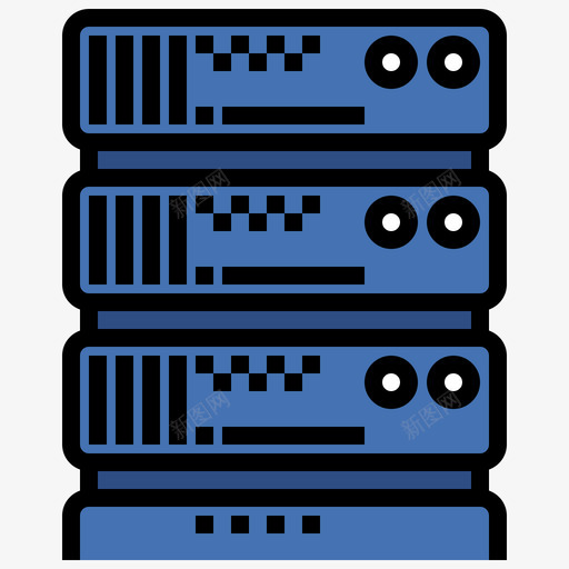 服务器网络技术20线性颜色图标svg_新图网 https://ixintu.com 服务器 线性 网络技术 颜色