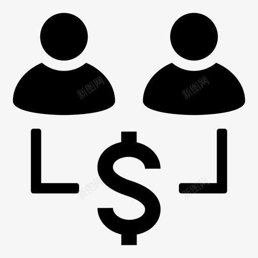 捐赠融资投资图标svg_新图网 https://ixintu.com 商业 投资 投资者 捐赠 股东 融资 财务