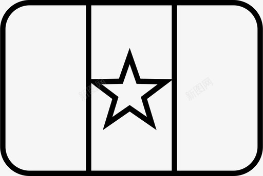塞内加尔国旗国家世界图标图标