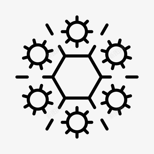 流行病学抗生素化学图标svg_新图网 https://ixintu.com 化学 微生物学 抗生素 流行病学 研究 科学