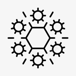 流行病学流行病学抗生素化学图标高清图片