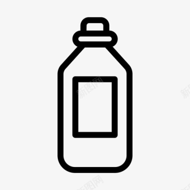 瓶子饮料容器图标图标