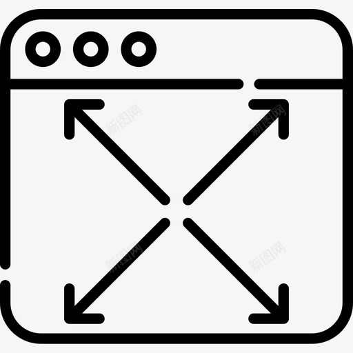 尺寸响应式50线性图标svg_新图网 https://ixintu.com 响应 尺寸 线性 设计