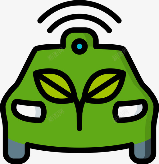 汽车智能汽车3线性颜色图标svg_新图网 https://ixintu.com 智能 汽车 线性 颜色