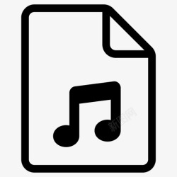 AAC扩展mp3aac音频图标高清图片