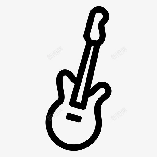 吉他原声吉他古典吉他图标svg_新图网 https://ixintu.com 乐器 介质 原声 古典 吉他 随机 音乐