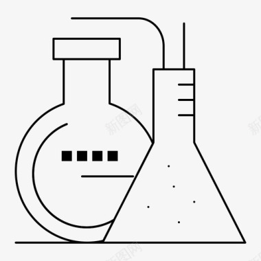 化学能源实验室图标图标