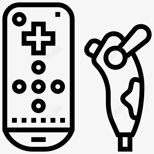 智能控制器游戏遥控图标svg_新图网 https://ixintu.com 控制器 无线 智能 智能控制 游戏 视频 遥控