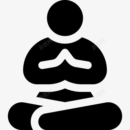 产前瑜伽13填充图标svg_新图网 https://ixintu.com 产前 填充 瑜伽