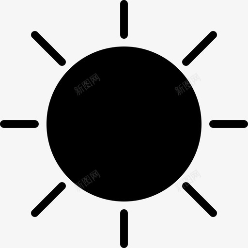 太阳天气240加油图标svg_新图网 https://ixintu.com 加油 天气 太阳