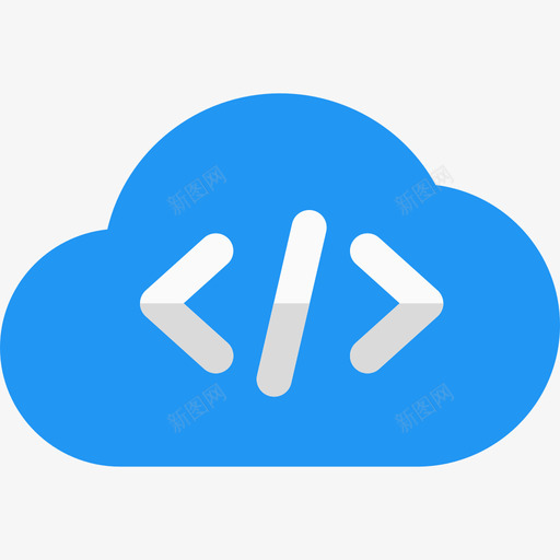 云网络应用程序编程4平面图标svg_新图网 https://ixintu.com 云网 平面 应用程序 编程 网络
