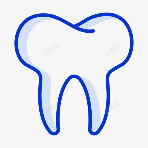 牙牙39轮廓颜色图标svg_新图网 https://ixintu.com 轮廓 颜色