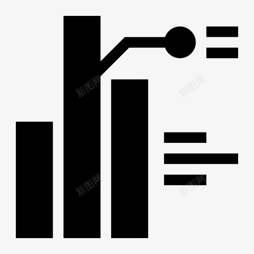 柱状图分析商业图标svg_新图网 https://ixintu.com 分析 商业 柱状 统计 金融