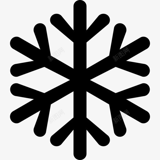 snowflakesvg_新图网 https://ixintu.com snowflake