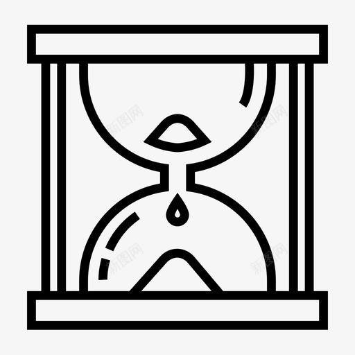 沙漏古老的计时器等等图标svg_新图网 https://ixintu.com 古老 沙漏 科学 等等 老的 计时器