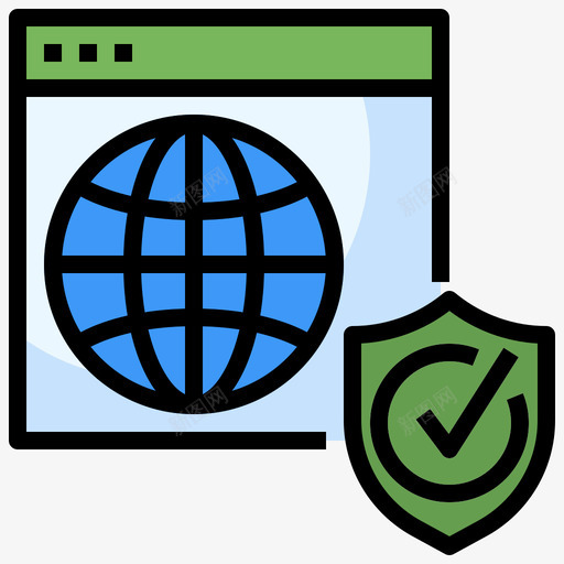 网络安全网络技术20线性颜色图标svg_新图网 https://ixintu.com 线性 网络安全 网络技术 颜色