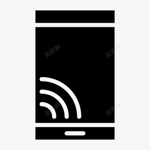 网络电话连接热点图标svg_新图网 https://ixintu.com 信号 字形 技术 热点 网络电话 计算机 连接
