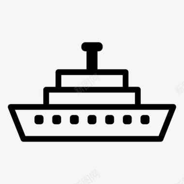 船货物海运图标图标