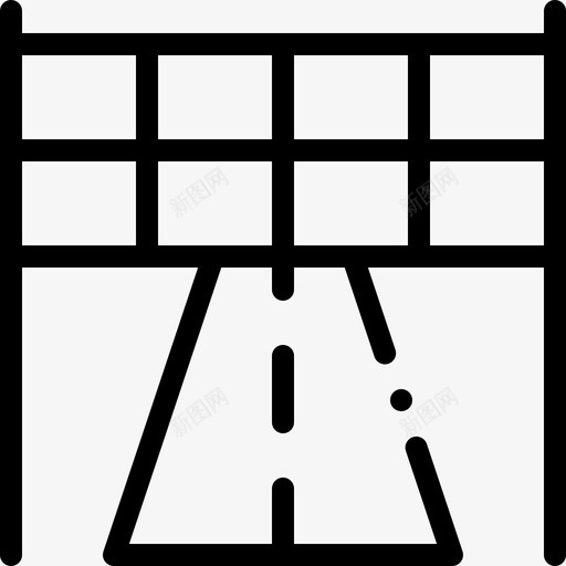 终点线动机31直线图标svg_新图网 https://ixintu.com 动机 点线 直线 终点