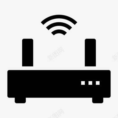 wifi路由器internet网络图标图标