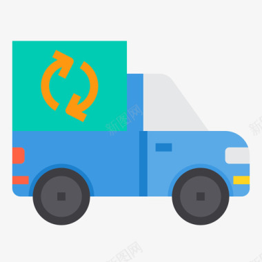 维修汽车9扁平图标图标