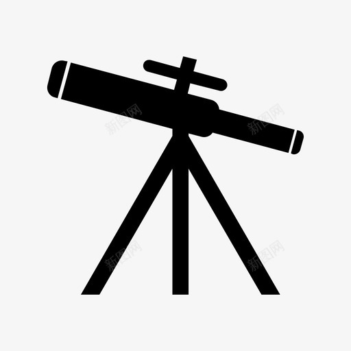 距离天文望远镜图标svg_新图网 https://ixintu.com 天文 望远镜 距离
