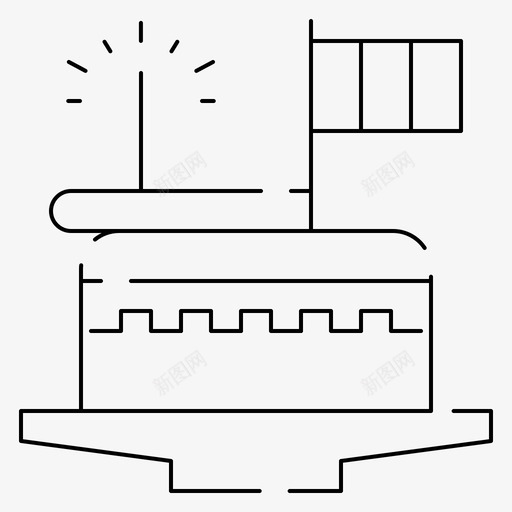 蛋糕庆祝日图标svg_新图网 https://ixintu.com 帕特 帕特里 庆祝 爱尔兰 独立日 细线 节日 蛋糕 里克