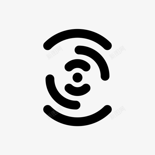 信号无线波波信号图标svg_新图网 https://ixintu.com 信号 无线
