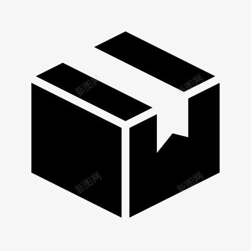 包装箱子货物图标svg_新图网 https://ixintu.com 交货 产品 仓库 包装 箱子 货物